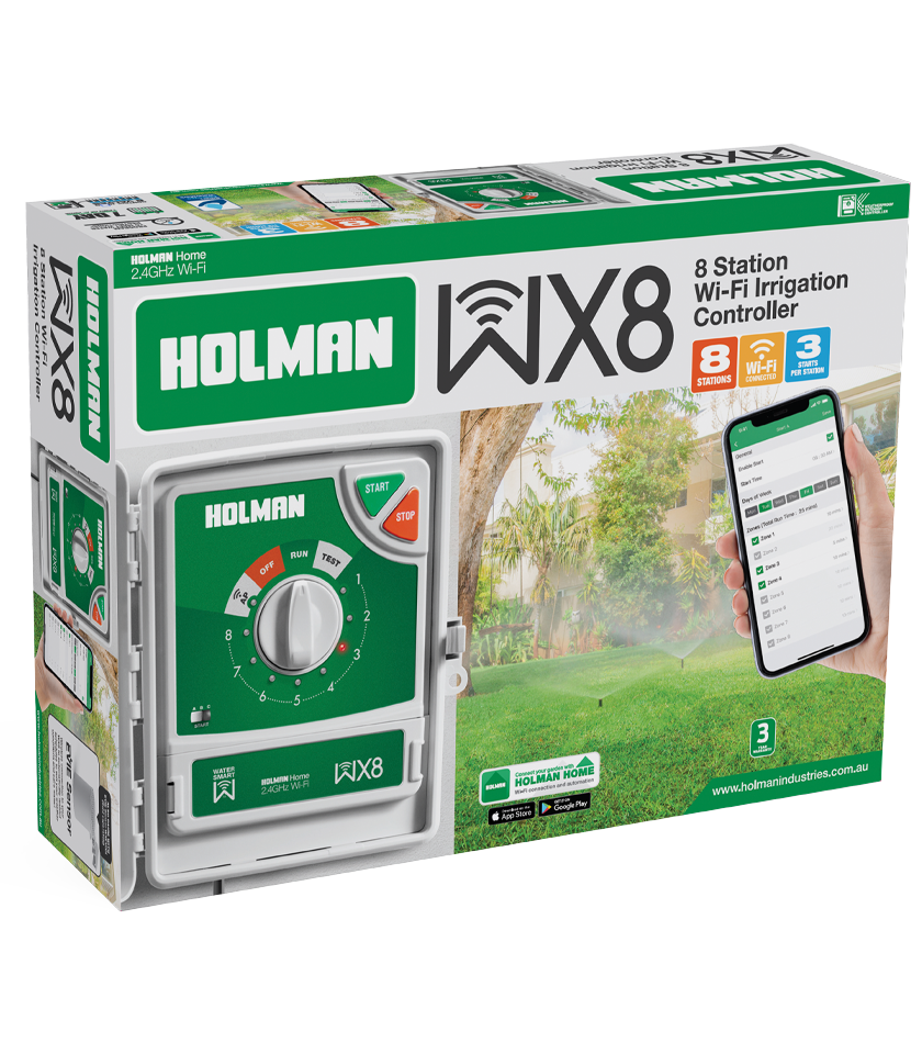 WX8 Wi-Fi Irrigation Controller Packaging SAWM